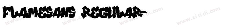 FlameSans Regular字体转换